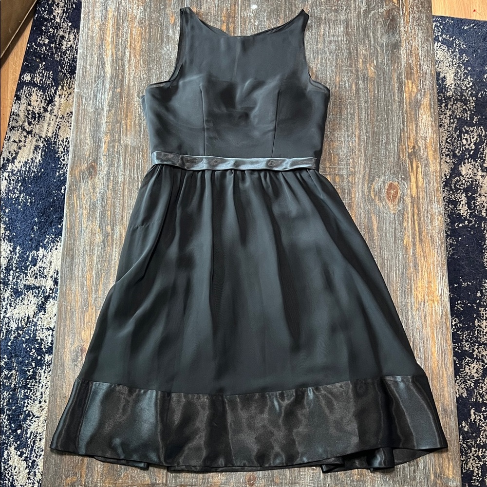Bari Jay Black Sleeveless Fit & Flare Evening Dress